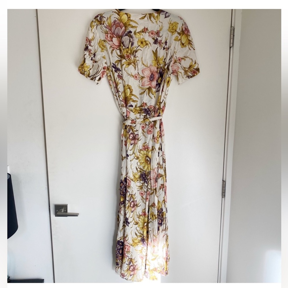 NWT Anthropologie Tiny sunflower wrap dress NWT! - Picture 7 of 13